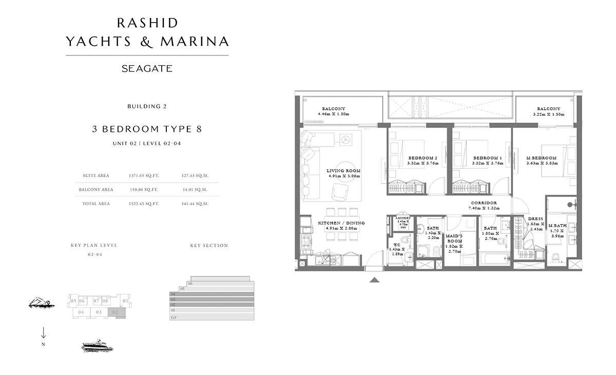 Type 8, Unit 02, Level 02-04 Building 2